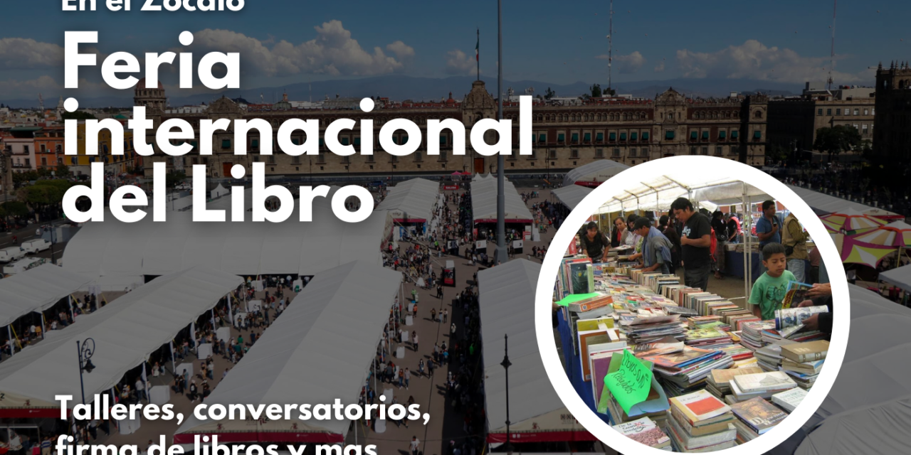 Feria internacional del libro en el Zócalo